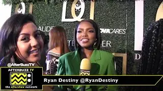 Ryan Destiny Interview|International Women Of Power Event|Red Carpet