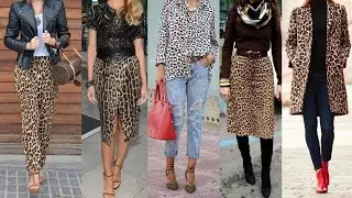COMBINA CON ELEGANCIA EL ESTAMPADO ANIMAL PRINT /COMBINACIONES DE ROPA CON ESTAMPADO ANIMAL PRINT