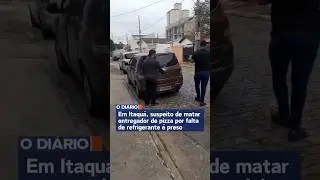 Suspeito de matar entregador de pizza &eacute; preso, em Itaqu&aacute; #odiariodemogi #itaquaquecetuba #not&iacute;cia