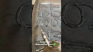 Bead writing weld fcaw process