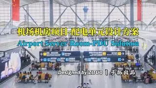 #PDU-Airport #ServerRoom Project-Case Study-Power Distribution Unit #DataCenter #AI #