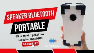 Merakit Speaker Bluetooth Bass 12 Volt Portable Box Bazooka HOREG!