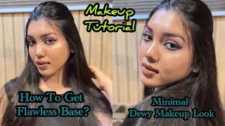 Easy PURPLE 💜Makeup Tutorial 💄|| Pinterest Makeup Inspo Look For Beginners ✨ || Flawless Dewy Look 😍