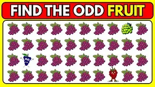 Find the ODD One Out – Fruit Edition 🍇🍊| Easy, Medium, Hard – Ultimate Level 58 | Mindful Mosaic 2.0