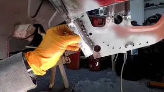 Triumph Spitfire Body Repair - Inner Wheel Arch & Lower Wing