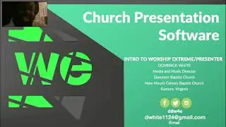 WorshipTools Presenter MasterClass