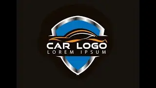 Car Logo Design Tutorial in Illustrator cc || How to make Professional Car Logo Design  Illustrator
