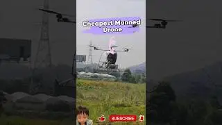 This should be the cheapest manned drone in the world #manneddrone #rcmodel #rcdrone #aircraft