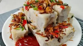Simple & so easy steamed yam taro kuih /orh kueh recipe 芋头糕