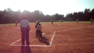 High School Softball  Game