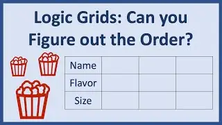 Easy and Fun Logic Grid Puzzle - Can You Figure out the Correct Order?