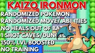 (First kaizo stream)HARDEST NUZLOCKE EVER.  POKEMON FIRERED (KAIZO IRONMON CHALLENGE)