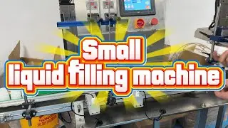 Small-scale liquid filling production line,liquid bottling line,Bench-top liquid filling machine