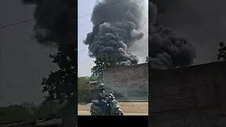 Massive Fire Breaks Out at Tar Factory in Raipur&rsquo;s Urkura Industrial Area