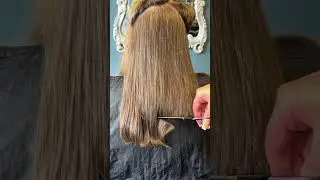 One length cut #hairstyle #haircut #nxtlevel