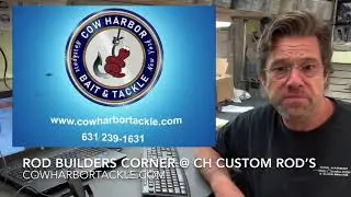Custom Rod labels at Cow Harbor