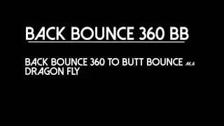 Back Bounce 360 to Butt Bounce (Dragon Fly) | Slackline Tricks | Slackline Industries