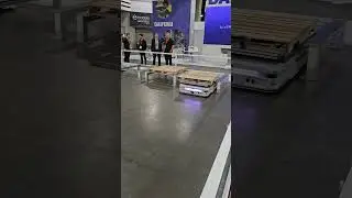 KUKA showcasing their AMR robots at Modex 2024
