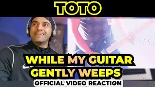 First Time Reaction to Toto - While My Guitar Gently Weeps - Live in Amsterdam
