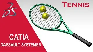 Designing a Tennis Racket in CATIA 🎾 | Full 3D Tutorial