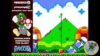 MajiKel Plays Super Mario Bros CD ~ SRCDemo 1 - Grassland Submission