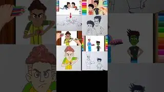 How to draw chikoo aur Bunty #cartoondrawing #drawing #cartoonart #art #artist #shorts