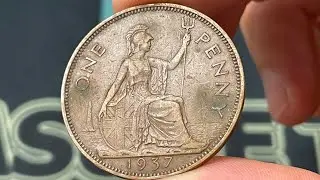 1937 United Kingdom 1 Penny Coin &bull;&nbsp;Values, Information, Mintage, History, and More