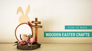 Wooden easter crafts / DIY easter bunny crafts / easter bunnies wooden / wooden easter bunny ideas 🐰