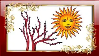 Easy Sun 🌞 drawing| Art Gallery 14 ||