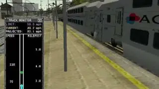 MSTS Aces train action! Cars made by Jimmy (NJT4111)