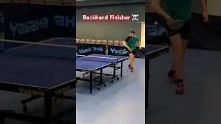 Samuel's Backhand 😬 #pinkponk #swedenopen #sandpaper #pingpong