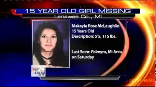 Authorities search for missing Lenawee County teenager