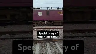 Govt. scheme special Wap7 loco #train #railway #modi #government #youtubeshorts #shorts #loco #power