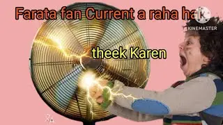 fan ke body me current kyu aata hai