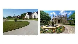 Minded Half Circle Driveway Landscaping Ideas