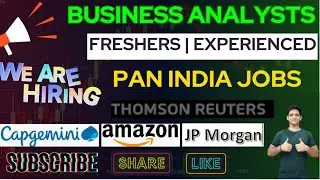 Business Analyst Jobs in India | Business Analyst Jobs for freshers | Business Analyst remote jobs