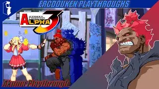 Street Fighter Alpha 3 (Arcade) - Akuma (A-ISM) Playthrough