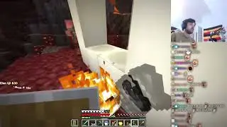 When Forsen tried to build an Aether Portal out of Bone Blocks