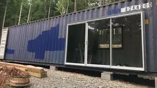 Solo DIY Shipping Container Fabrication, 15’ Sliding Doors.