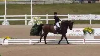 Belinda Trussell & Anton - Dressage Freestyle - 2015 Pan American Games