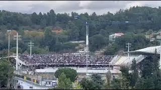 ASCOLI–SAMB 1-0 | La Curva canta “Un’Avventura” di Battisti 🎶⚪⚫ Effetto devastante al Del Duca!