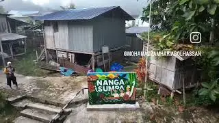 Artistic Intervention activities in the production of a community mural in Nanga Sumpa 5