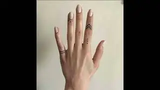 finger tattoos for women