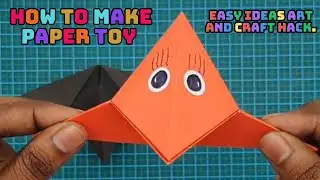 How to make paper Toy, Easy Ideas Art and Craft Hack. #art #papercraft