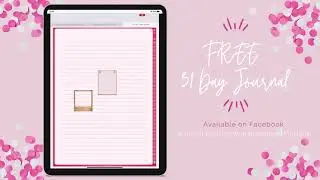 FREE 31-Day Digital Journal, Fully Hyperlinked for Goodnotes, Notability, Xodo