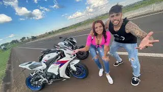 NOSSO PRIMEIRO ROLÊ JUNTOS DE MOTO * Xj6 Cbr 1000 *