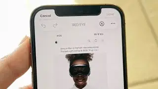 Как устранить эффект красных глаз на фотографиях iPhone!