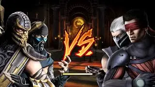 Mortal Kombat Complete Edition Scorpion and Subzero win fight