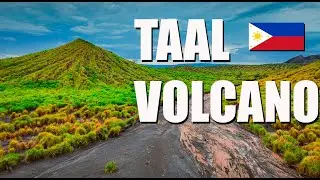 Flying My Drone Into Taal Volcano  | Tagaytay, Philippines Vlog 🇵🇭