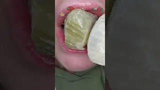 ASMR Satisfying Eating Chewy Mochi #asmrsounds #Mochi #asmr
